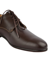 Brown Lace-up Leather Shoes