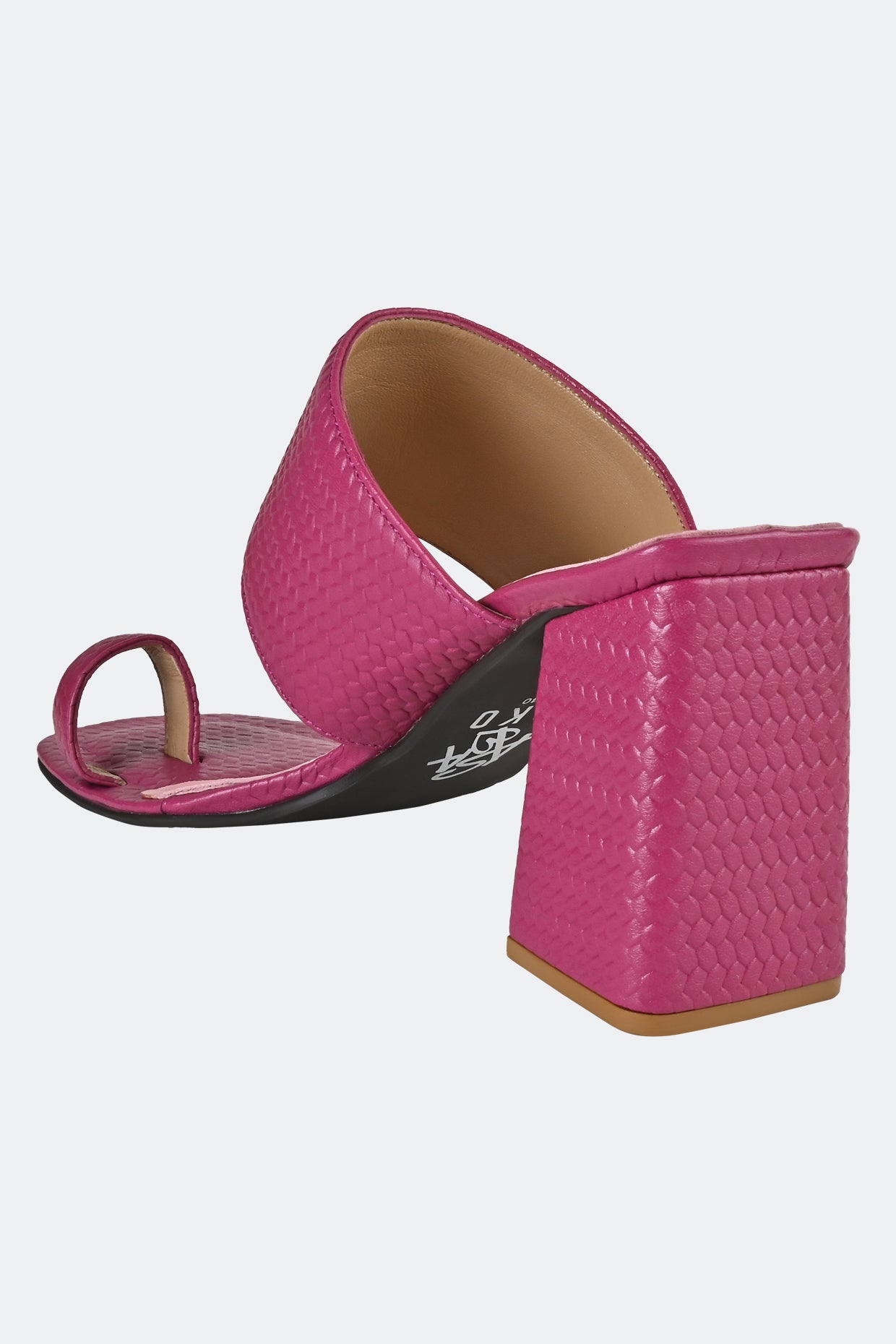 Pink One Toe Heels For Women