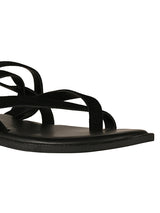 Milan Suede Black Sandals