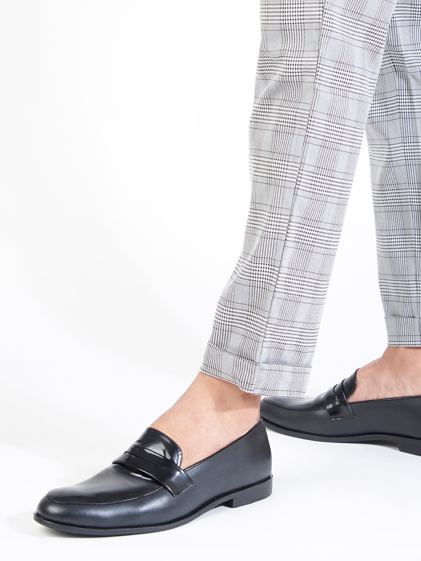 Black Patent Penny Loafers Sko Store