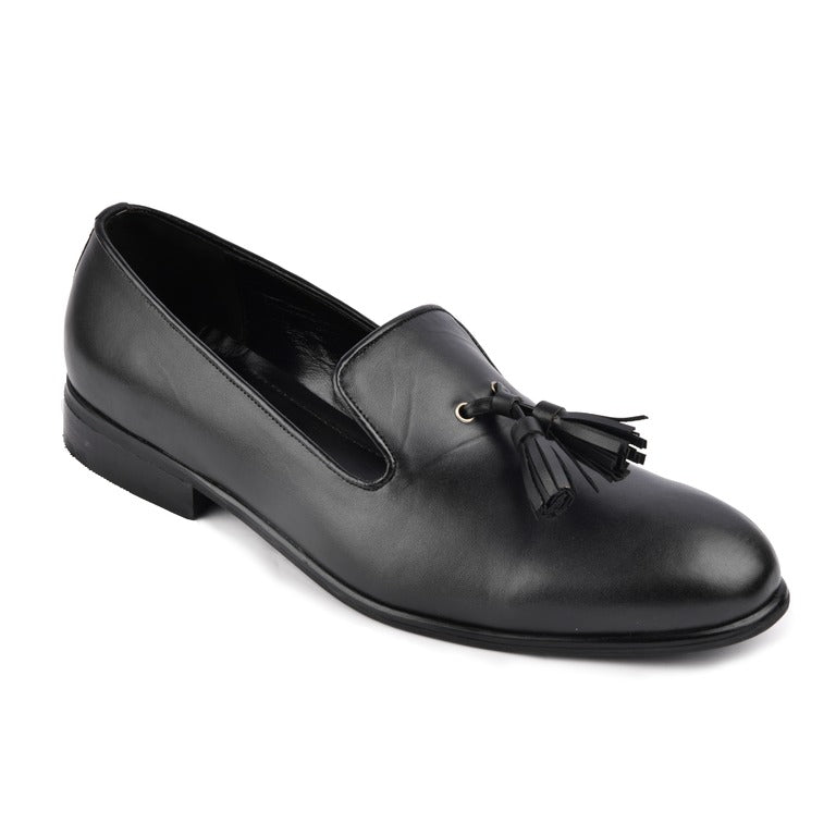 Simon Black Loafers For Men