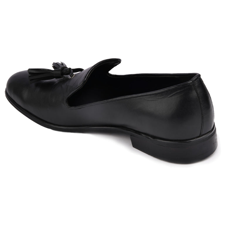 Simon Black Loafers For Men